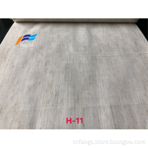 Wholesale Eco-friendly Linen Polyester Curtains Fabric